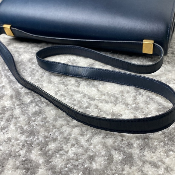 Celine Bicolor Calfskin Leather Medium Case Bag - Picture 14 of 15